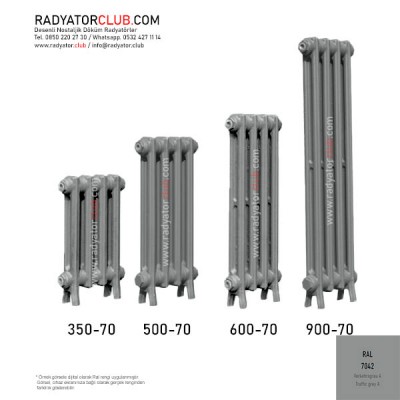 Perkolon 900-70 Dokum Radyatör Markalari 6 kolon ral 7042